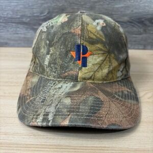 PI Hat‎ Cap Snap Brown Green Camo Outdoors Adjustable